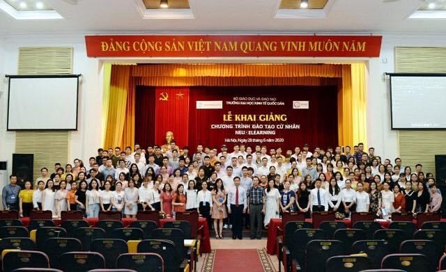 Đại học trực tuyến online đại học kinh tế quốc dân lễ khai giảng